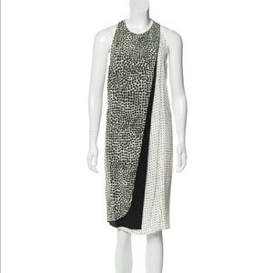 NWOT Stella McCartney Olive Printed Dress-38